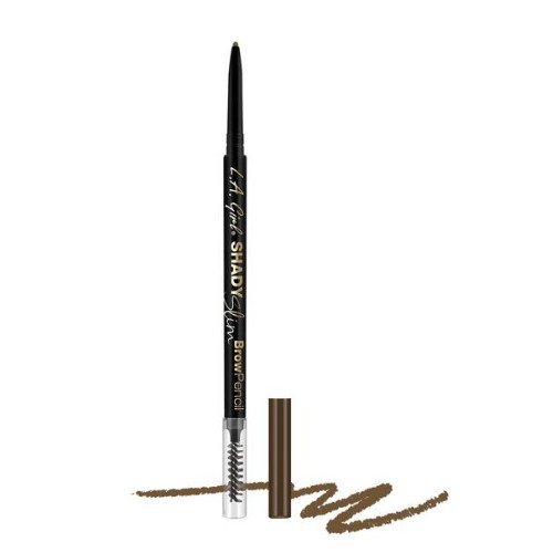 LA.Girl, Shady Slim Brow Pencil - Medium Brown
 لا جيرل، قلم حواجب رفيع - ميديوم براون